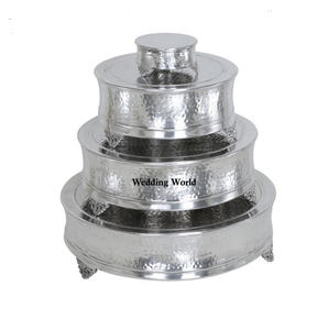 Soporte de pastel de metal Calidad superior Hecho a mano Lujo Ecológico Diferentes tamaños - Product Image 6