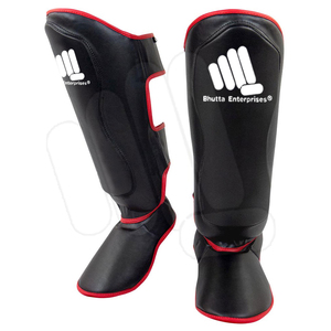 Großhandel Eigene Fabrik Karate Shin Pad/MMA Shin Guards Abnehmbare Rist Guards Blue Protective Pads