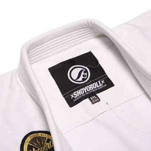 Logo brodé professionnel et étiquettes tissées personnalisées 100% coton Uniforme de Jiu-Jitsu brésilien unisexe - Product Image 5