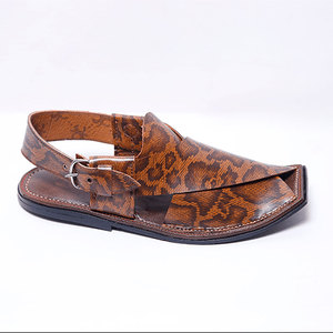 2022 sandalias de cuero PU de alta calidad para hombre Peshawari Chappal de diseño Original para exteriores con plantilla de goma tendencia superior para el verano - Product Image 4