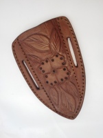 Étui de protection pour lame en cuir marron fait main, utilisation verticale, lame de 5,5 pouces, pour couteau de bushcraft/couteau pliant, OEM/ODM disponible, Zafar