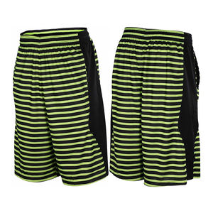 Pantalones cortos de baloncesto Retro con logotipo personalizado, malla de poliéster transpirable de alta calidad, Unisex, de talla grande, apliques de sublimación impresos - Product Image 6