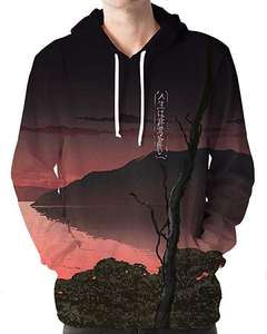 Sudadera con Capucha 3D de Moda, con Cierre, de Forro Polar, Ropa Deportiva de Invierno, Estilo Urbano Básico, 100% Algodón, Estampado Floral, Ecológica, 2025 - Product Image 5