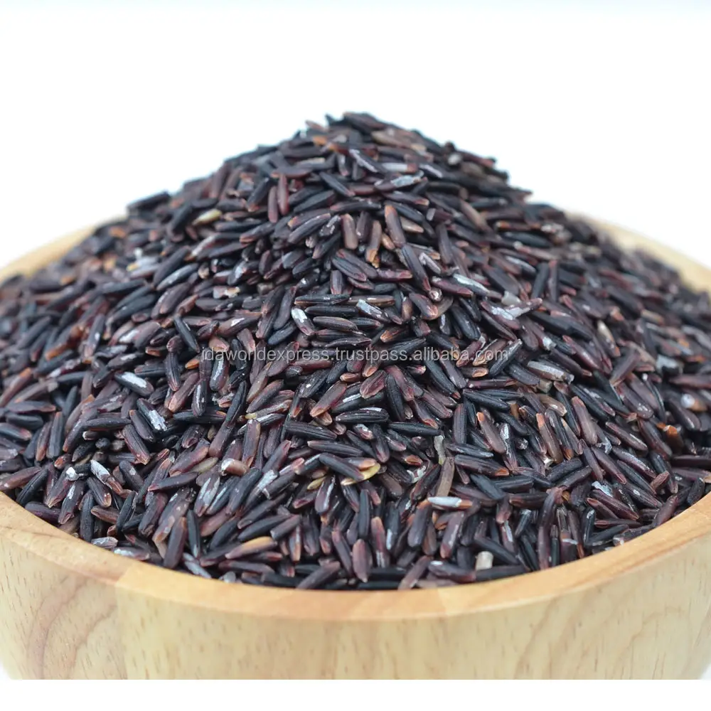 هوم مالي Riceberry التايلاندية أرز ياسمين صحي عضوي الظلام الأرجواني الحبوب التي مفيدة أكثر من الأرز الأحمر