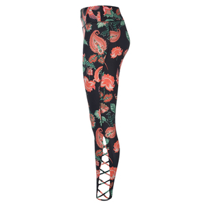 Best Selling Fitness Wear Adult Size Women Leggings Top Quality 100% Cotton Gym Workout Women Leggings - Product Image 2