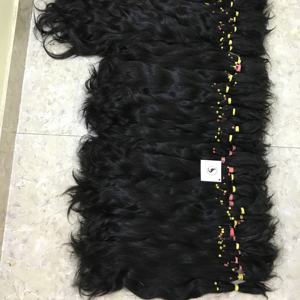 Cabello humano 100% Natural sin procesar, pelo lacio brasileño a granel con cutícula, virgen, precio de fábrica - Product Image 3