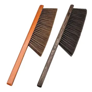 Brosse de nettoyage domestique bricolage Offre Spéciale avec long manche en bois fibre douce pour peinture polissage personnalisation OEM prise en charge - Product Image 1