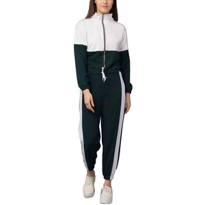 Chándal de algodón con logotipo personalizado para mujer, conjunto de chándal de 2 piezas con logotipo personalizado francés, venta al por mayor, 2022 - Product Image 6