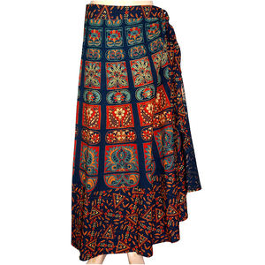 Marwari Fashion Women's Casual Printed <b>Wrap</b>-Around <b>Skirt</b> with Natural Waistline Maternity Feature - Product Image 4
