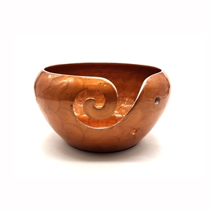 Elegante moderno 7x4 pulgadas esmalte de aluminio soporte de hilo de tejer ecológico Vintage decorativo tazón de bienvenida para el hogar Oficina - Product Image 2