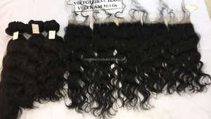 Hermosos paquetes de cabello Remy camboyano, vendedores de cabello humano alineados con cutícula rizada cruda - Product Image 4