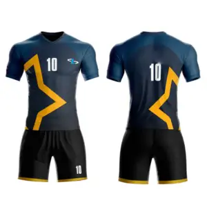 2025 uniformes de football top uniforme de football en gros Europe uniforme de football ensemble de maillot de football - Product Image 1