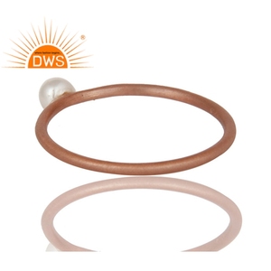 Anneaux en pierres précieuses carrées pour femme, perles naturelles, couleur Rose, plaqué or, argent Sterling, fabrication de bijoux - Product Image 3