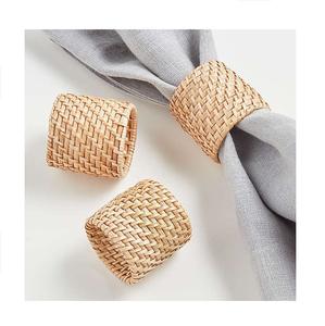 Anillo de ratán para servilletas de lujo, totalmente decorativo, para hogar y Hotel, Usable, precios al por mayor, las mejores ofertas - Product Image 1