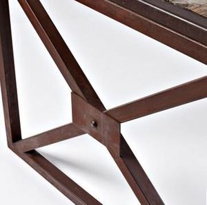 Table basse de design industriel en bois de manguier massif pour la maison Meubles de salon - Product Image 3