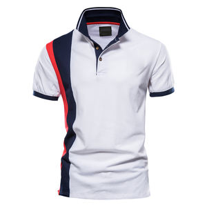 Polo manches courtes pour homme, Logo personnalisé, mode 100% en pur coton, tenue de sport masculin, avec col - Product Image 4