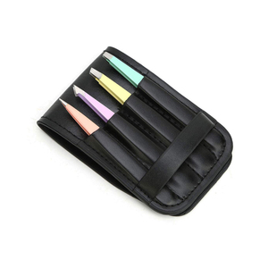 Professional Stainless Steel Tweezers Set (4-Piece) with Pointed Tip Durable Lightweight & Comfortable Handle for Eyebrow Use - Product Image 1