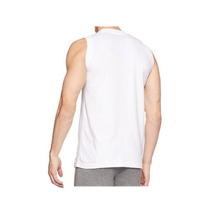 Débardeur de sport personnalisé pour homme, respirant, anti-boulochage, séchage rapide, sans manches, col montant en dentelle, tricoté, décontracté, à boutons - Product Image 2
