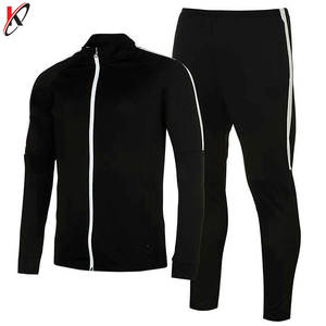 2021 hommes solide motif athlétique Jogging costume à manches longues décontracté pleine fermeture éclair hiver survêtement avec poche grande taille pour la maternité - Product Image 4