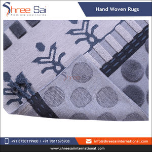 Tapis d'intérieur en coton tissé à la main, motif géométrique oriental moderne, pour salon, personnalisable, antidérapant, toutes saisons, en solde - Product Image 4