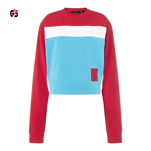 Dernières pulls pour femmes 2025 sweat col arrondi multicolore conception personnalisée coton polaire col rond pulls lourds - Product Image 4