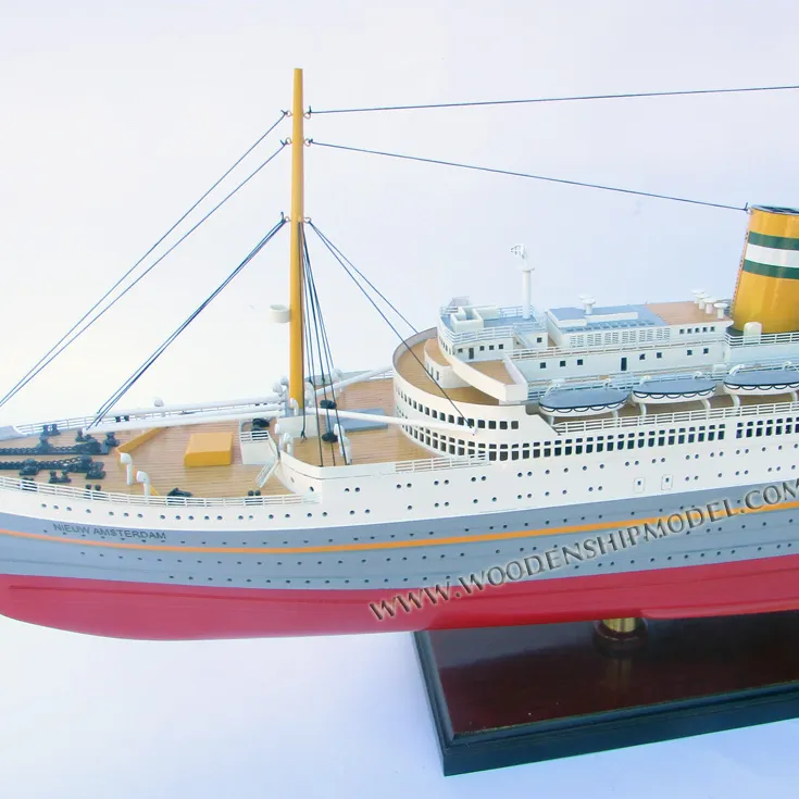 Jesteś amesterdão modelo de navio de madeira/forro oceano/modelo artesanal navio