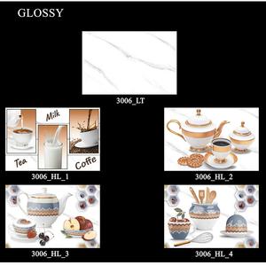 Azulejos decorativos de cerámica de color blanco puro para cocina 300x450mm - Product Image 5