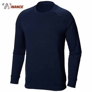 เสื้อสเวตเตอร์คอกลมของผู้ชายผ้าฝ้าย100% ผ้าฟลีซป้องกันการหดตัว XS ขนาด ODM สำหรับฤดูหนาวโลโก้ตามสั่ง - Product Image 5