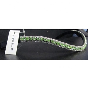 สายคาดศีรษะเพชรหนังม้าบังเหียน - Product Image 2