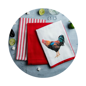 Heavy Duty 100% Cotton Fabric Made Classic <b>Kitchen</b> Dish Towels - Product Image 1