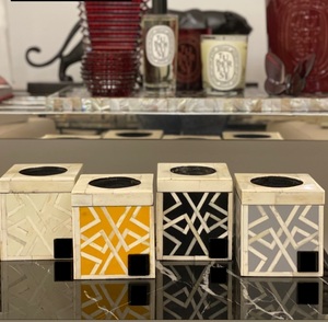 Juego de quemador Bakhoor con incrustaciones florales de madre de perla religiosa árabe hecha a mano de lujo más vendida bandeja multiusos 2024 - Product Image 1