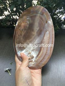 Assiette en nacre rose, Assiette en nacre, Plat à caviar - Product Image 3