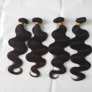 Extensions de cheveux naturels indiens Remy vierges ondulés, qualité supérieure, tissage double trame, toutes couleurs, prix d'usine - Product Image 1