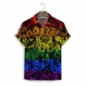 Nuevo <span class=keywords><strong>2022</strong></span> Venta al por mayor Orgullo gay Logotipo personalizado Camiseta de algodón unisex Arco Iris Orgullo gay y lésbico <span class=keywords><strong>Camisetas</strong></span> Teecollar al por mayor - Product Image 3