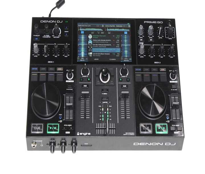 New Denon DJ PRIME GO DJ 2-Deck Rechargeable Smart DJ Controller 
