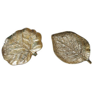 Plateau décoratif en aluminium fabriqué à la main, plateau de service en métal martelé à la main - Product Image 2