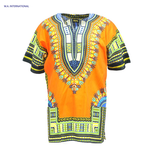 Chemise Dashiki Traditionnelle Africaine en Coton, Légère et Respirante, Unisexe, Idéale pour les Occasions Spéciales et la Vente en Gros - Meilleures Ventes - Product Image 1
