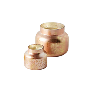 Conteneur de bougie martelé en cuivre avec couvercle taille personnalisée conteneur de bougie de forme ronde pour décor de table - Product Image 4