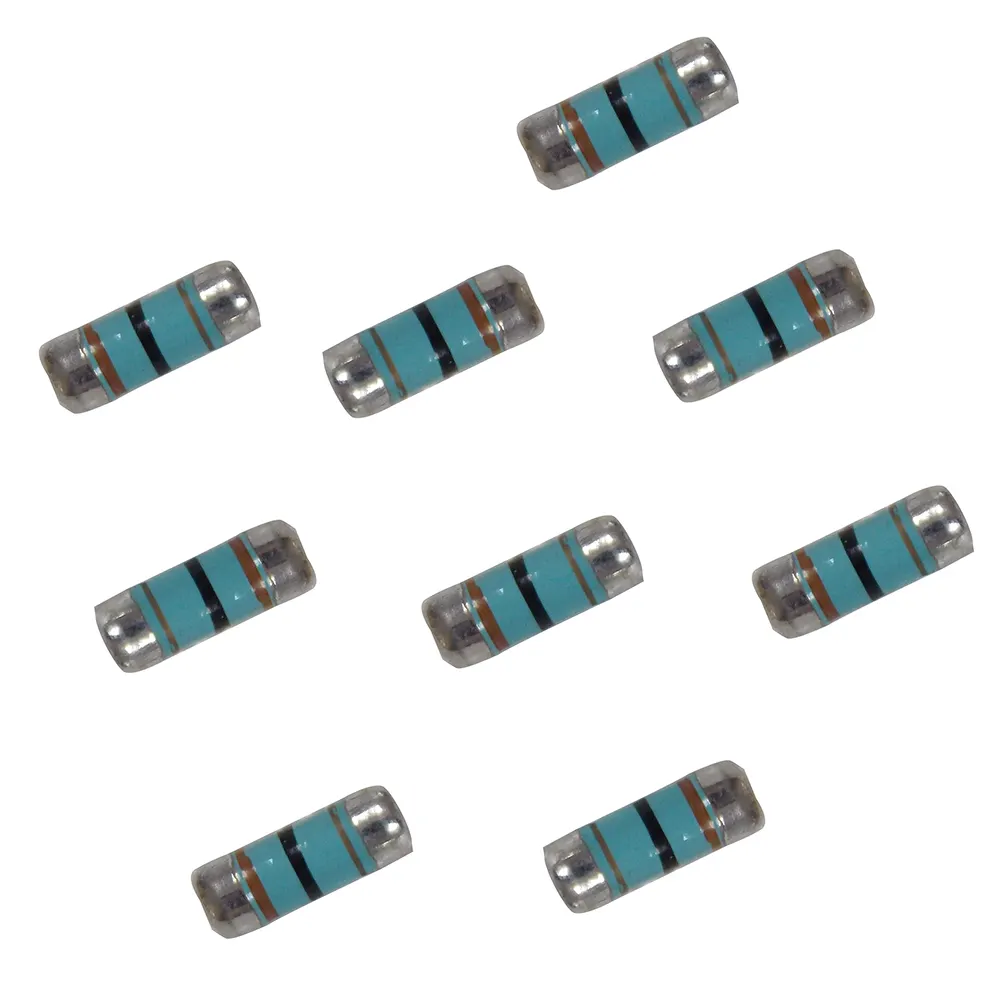 Produsen Taiwan Mini Melf 1% 0207 0.5W Resistor Tanpa Pin Daya Tinggi