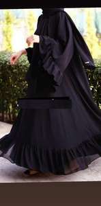 Abayas en soie Neda de qualité fabuleuse par AJM TRADE HOUSE, style modeste pour les musulmanes du Moyen-Orient - Product Image 6