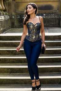Custom Full Bust <b>Corsets</b> Plus Size <b>Womens</b> Body Shapers <b>Corsets</b> and Bustiers Brocade <b>Corsets</b> - Product Image 3