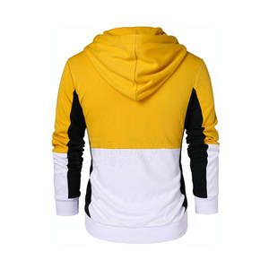 Nouvelle mode hommes Slim Fit Hoodies confortable pull vêtements d'hiver couleur unie à capuche 20 pièces adultes tissu tricoté - Product Image 3
