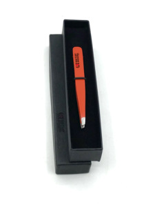 Pinzas de extensión de cejas de acero inoxidable con recubrimiento de polvo naranja oscuro del mejor diseño al por mayor con su propio logotipo personalizado herramienta de belleza - Product Image 6