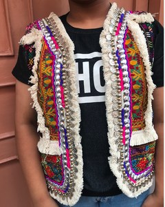 Veste brodée style bohémien, pièces de monnaie, collection - Product Image 2