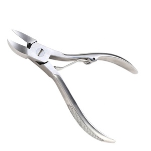 Professional Double Spring Nail Cuticle Nipper Manicure Pedicure Tool Stainless Steel Ingrown Toenail Clippers Set for Salon - Product Image 1