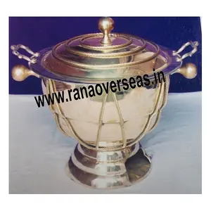 Brass Chafing Dish Chaffing Servers With Covers Catering Chafer Folding Stand Food Warmer For Parties Buffets