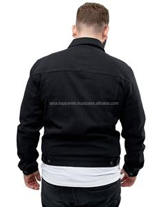 Chaqueta Vintage Unisex a Granel Venta al por mayor de Manga Larga con Letras Bordadas de Cuero Vaquero Transpirable Talla Grande Botón de Piel Lavada - Product Image 1