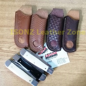 Gaine en cuir de vache pour couteau de chasse, étui de haute qualité pour couteau à lame fixe en acier - Product Image 4