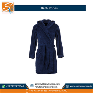 Albornoces para adultos de algodón 100% de colores sólidos de secado rápido con logotipo personalizado superventas de excelente calidad al por mayor en India - Product Image 2