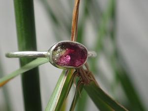 Bague unisexe en argent sterling 925 de style ethnique avec incrustation de tourmaline sphère naturelle pour mariages et anniversaires - Product Image 3